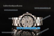 Cartier Calibre De Asia Automatic Full Steel with White Dial and Roman Numeral Markers Cartier Calibre De Asia Automatic Full Steel with White Dial and Roman Numeral Markers