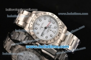 Rolex Explorer II Oyster Perpetual Swiss ETA 2836 Automatic Movement Full Steel with White Dial