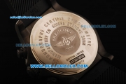 Breitling Super Avenger Swiss Valjoux 7750 Automatic Movement PVD Case with Black Dial and white Markers 48mm