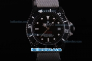 Rolex Sea-Dweller Pro-Hunter Swiss ETA 2836 Automatic Movement Silver Case With Black Dial and Case-Air Vent Edition-2008 New Version