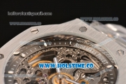 Audemars Piguet Royal Oak 41MM Asia Automatic Full Steel with Silver Markers and Skeleton Dial