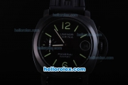 Panerai Luminor Marina Pam 005 Logo Automatic Movement Black Dial with Green Marking