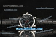 MontBlanc Timewalker Twinfly Asia Automatic Steel Case with Stick/Arabic Numeral Markers and Black Dial