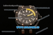 Audemars Piguet Royal Oak Offshore Diver Clone AP Calibre 3120 Automatic Carbon Fiber Case with Black Dial and White Stick Markers - 1:1 Original