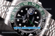 Rolex GMT-Master II Vintage Swiss ETA 2836 Automatic Stainless Steel Case/Bracelet with Dot Markers and Black Dial