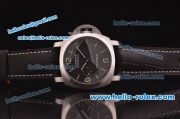 Panerai Luminor 1950 Marina PAM00312 Swiss Valjoux 7750 Automatic Steel Case with Black Dial