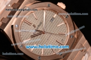 Audemars Piguet Royal Oak Swiss ETA 2824 Automatic Full Rose Gold with Sitck Markers and Gray Dial - 1:1 Original