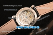 Vacheron Constantin Malte Asia Automatic Steel Case with Black Skeleton Dial and Silver Roman Numeral Markers