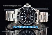 Rolex Submariner Vintage Tiffany & Co Asia 2813 Automatic Steel Case with Black Dial White Dots Markers and Steel Bracelet