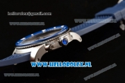 Cartier Calibre de Cartier ETA 2824 Automatic Steel Case with Navy Blue Dial Roman Numberal Markers and Blue Rubber Strap