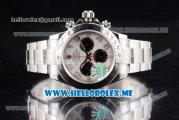Rolex Daytona Clone Rolex 4130 Automatic Stainless Steel Case/Bracelet with White Dial and Arabic Numeral Markers (BP)