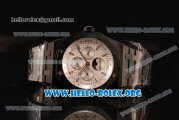 Audemars Piguet Royal Oak Perpetual Calendar Asia Automatic PVD Case with White Dial and PVD Bracelet