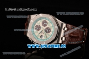 Audemars Piguet Royal Oak Offshore Montauk Highway Limited Edition Chrono Swiss Valjoux 7750 Automatic Steel Case with White Dial and Blue Markers - 1:1 Original (J12)