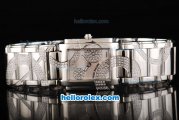 Patek Philippe Twenty-4 Swiss ETA Quartz Movement MOP Dial with Steel Case and Silver Strap -Lady Size