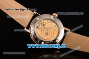 Vacheron Constantin Malte Tourbillon Asia Automatic Rose Gold Case with Rose Gold Stick Markers and Blue Dial