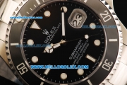 Rolex Submariner Swiss ETA 2836 Automatic Movement Steel Case and Strap with Black Dial and White Markers 43mm