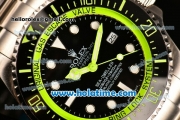 Rolex Sea-Dweller Deepsea Asia 2813 Automatic Steel Case/Strap with Black Dial and Green Diver Index