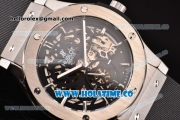 Hublot Classic Fusion Asia 6497 Manual Winding Steel Case with Skeleton Dial and Stick Markers