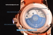 Ulysse Nardin Maxi Marine Diver Asia ST25 Automatic Rose Gold Case with Orange Rubber Strap and Orange Dial