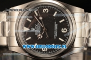 Rolex Explorer Asia Auto Steel Case with Black Dial and Steel Bracelet