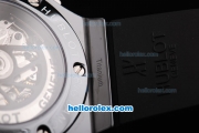 Hublot Big Bang Swiss Valjoux 7750 Chronograph Movement Full Black Ceramic Case with Black Dial and Rubber Strap