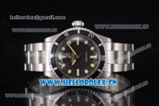 Rolex Submariner Vintage Asia 2813 Automatic Stainless Steel Case/Bracelet with Black Dial and Dot Markers