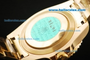 Rolex GMT-Master II Swiss ETA 2836 Automatic Movement Diamond Case and Strap with Black Dial and Diamond Bezel