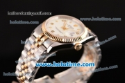 Rolex Datejust Swiss ETA 2836 Automatic 18K Yellow Gold/Steel Case with 18K Yellow Gold Bezel and Beige Dial (BP)