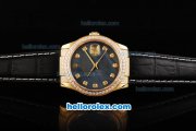Rolex Datejust Automatic Movement ETA Coating Case with Diamond Bezel/ Markers Rolex Datejust Automatic Movement ETA Coating Case with Diamond Bezel/ Markers