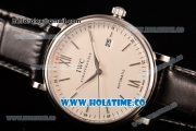 IWC Portofino Automatic Miyota 9015 Automatic Steel Case with White Dial and Stick Markers