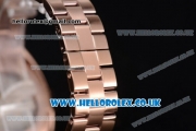 Cartier Cle de Cartier Asia ST16 Automatic Rose Gold Case with White Dial Rose Gold Bracelet and Roman Markers