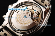 Breitling Chronomat B01 Swiss Valjoux 7750 Automatic Movement Full Steel with Brown Dial and Silver Roman Markers