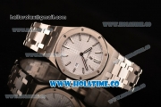 Audemars Piguet Royal Oak 33MM Miyota Quartz Steel Case/Bracelet with Stick Markers and White Dial (EF)