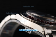 Rolex GMT-Master Swiss ETA 2836 Automatic Movement Full Steel with Blue/Red Bezel and Yellow Markers