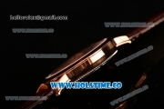 Vacheron Constantin Patrimony Tourbillon Swiss ETA 2824 Automatic Rose Gold Case with Black Dial and Stick Markers