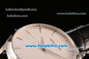 Patek Philippe Calatrava Swiss ETA 2824 Automatic Steel Case with White Dial and Stick Markers