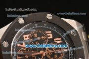 Audemars Piguet Royal Oak Offshore 57th Street Chrono Swiss Valjoux 7750 Automatic Titanium Case with PVD Bezel - Run 12@Sec 1:1 Original (NOOB)