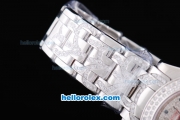 Rolex Day-Date Oyster Perpetual Full Diamond with Diamond Bezel and Dial-Big Calendar