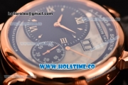A.Lange&Sohne Grossen Lange 1 Asia Automatic Rose Gold Case with Black/Grey Dial and Silver Markers