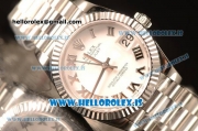 Rolex Datejust 31 Steel 2836 Auto With Steel Bracelet White Dial Roman