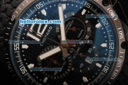 Chopard Singapore GP 2009 Chronograph Miyota Quartz Movement PVD Case with Black Dial and PVD Bezel