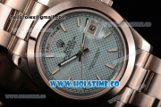 Rolex Day-Date II Asia 2813 Automatic Full Steel with Blue Dial and White Stick Markers