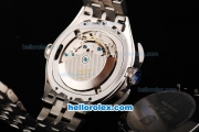 Tag Heuer SLR Mercedes-Benz Swiss Valjoux 7750 Automatic Movement Full Steel with Black Dial and Silver Stick Markers