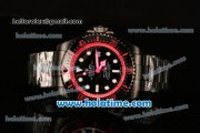 Rolex Sea-Dweller Deepsea Asia 2813 Automatic PVD Case/Strap with Black Dial and Hot Pink Diver Index