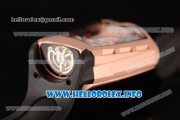 Hublot MP-05 LaFerrari Limited Edition Asia Automatic Rose Gold Case with Skeleton Dial and Black Rubber Strap