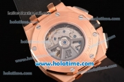 Audemars Piguet Royal Oak Offshore Chrono Swiss Valjoux 7750 Automatic Rose Gold Case with Stick Markers and PVD Bezel - 1:1 Best Edition (NOOB)