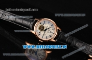 Omega De Ville Hour Vision Asia Automatic Rose Gold Case with White Dial and Blue Stick Markers
