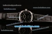 Panerai PAM388 Radiomir Black Seal 3 Days Clone P.9000 Automatic Steel Case with Black Leahter Strap and Black Dial - 1:1 Original (Z)