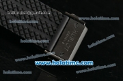 Hublot Big Bang Swiss Valjoux 7750 Automatic Movement PVD Case with Black Dial and Silver Markers-Black Rubber Strap