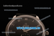 Omega De Ville Co-Axial Asia Automatic Steel Case with Black Dial and Roman Numeral Markers